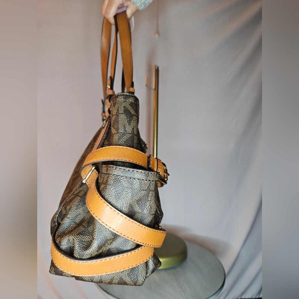 Michael Kors Brown and Tan Satchel - Picture 7 of 14